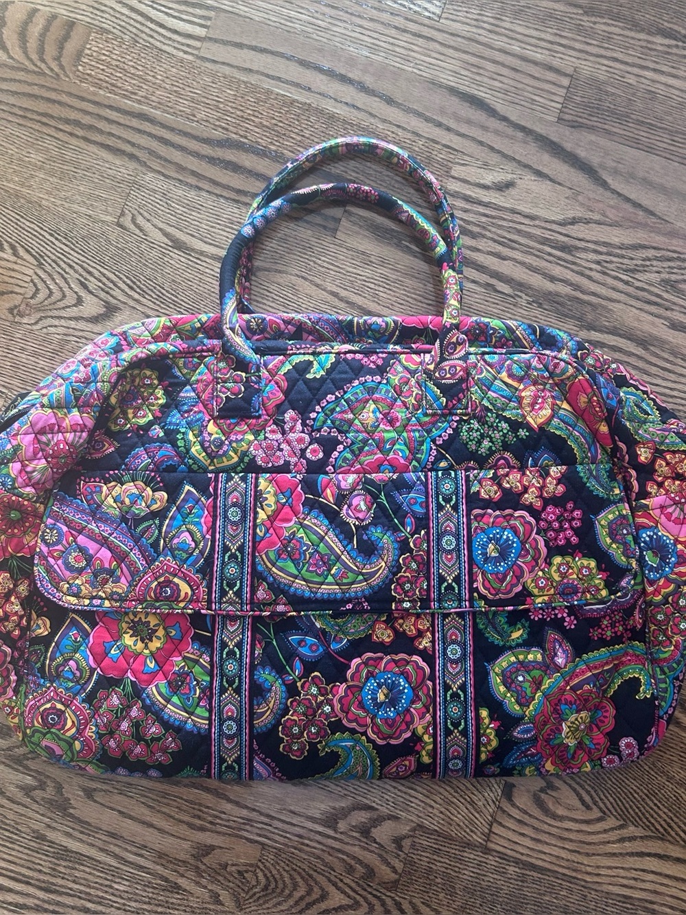 Vera Bradley Grand Traveler travel duffel bag weekend EUC retired